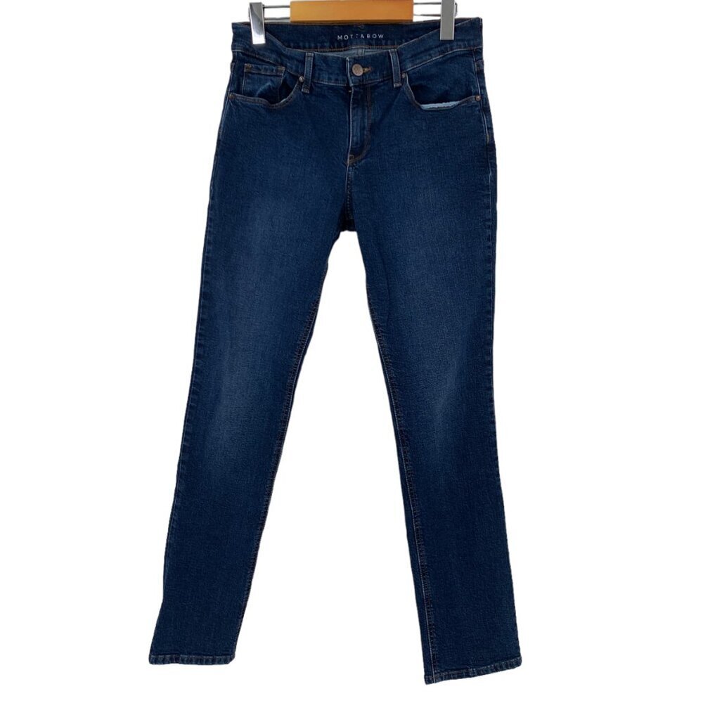 Boyfriend Jeans - Dark Blue Women's Denim